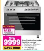 Hisense Free Standing Gas Cooker 990cm HFS905GES