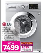 LG 8Kg Silver Front Loader FH2J3TDNP5P