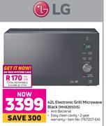 LG 42L Electronic Grill Microwave Black MH8265DIS