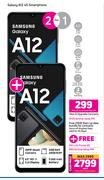 2 x Samsung Galaxy A12 4G Smartphone-On uChoose Flexi 125 + On Promo 65