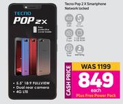 Tecno Pop 2 X Smartphone Network Locked-Each