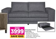 Tranquility Sleeper Couch Grey-Each
