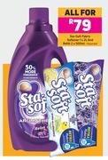 Sta Soft Fabric Softener 1 x 2L & Refill 2 x 500ml-All For