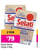 Selati White Sugar-For 2 x 2.5Kg
