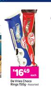 De Vries Choco Rings Assorted-150g Each
