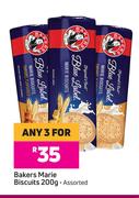 Bakers Marie Biscuits Assorted-For Any 3 x 200g