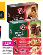 Bakers Romany Creams,Choc Kits,Jolly Jammers Or Strawberry Whirls Assorted-200g Each