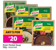 Knorr Packet Soup Assorted-For Any 5 x 50g