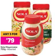 Nola Mayonnaise Assorted-For Any 3 x 750g