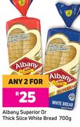 Albany Superior Or Thick Slice White Bread-For Any 2 x 700g