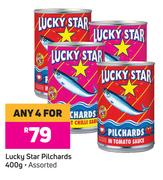 Lucky Star Pilchards Assorted-For Any 4 x 400g