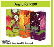 Liqui Fruit 100% Fruit Juice Blend Assorted-For Any 3 x 2L