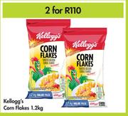 Kellogg's Corn Flakes-For 2 x 1.2Kg