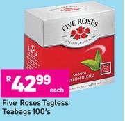 Five Roses Tagless Teabags-100's Each