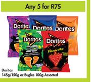 Doritos 145g/150g Or Bugles 100g Assorted-For Any 5