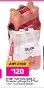 Brutal Fruit Ruby Apple Or Strawberry Rouge-For Any 2 x 6 x 275ml
