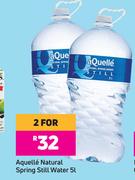 Aquelle Natural Spring Still Water-For 2 x 5L
