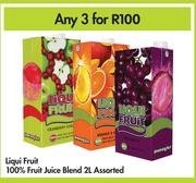 Liqui Fruit 100% Fruit Juice Blend Assorted-For Any 3 x 2L