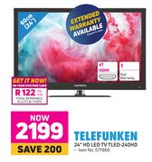 Telefunken 60cm (24") HD LED TV TLED-240HD