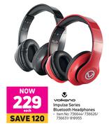 Volkano Impulse Series Bluetooth Headphones-Each
