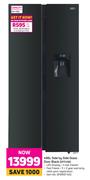 Defy 496L Side By Side Glass Door Fridge (Black) DFF456