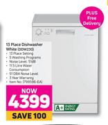 Defy 13 Place Dishwasher (White) DDW230