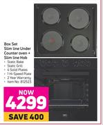 Defy Box set Slim Line Under Counter Oven + Slim Line Hob