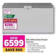 Defy 481L White Chest Freezer DMF456