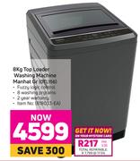 Defy 8Kg Top Loader Washing Machine Manhat Gr DTL156