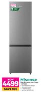 Hisense 264L B.Freezer Inox Fridge H370BI