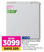 KIC 207L Chest Freezer (White) KCG 210/1