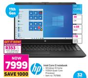 HP Intel Core i3 Notebook