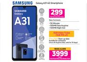 Samsung Galaxy A31 4G Smartphone-On 1GB Red Core More Data