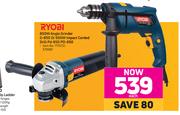 Ryobi 850W Angle Grinder G-850 Or 650W Impact Corded Drill PD-650-Each