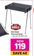 Expert Grill Mild Steel Charcoal Braai