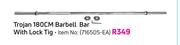 Trojan 180cm Barbell Bar With Lock Tig