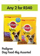 Pedigree Dog Food Assorted-For Any 2 x 4Kg