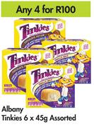 Albany Tinkies-For Any 4 x 6 x 45g Assorted