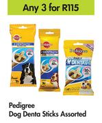 Pedigree Dog Denta Sticks Assorted-For Any 3 