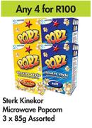 Ster Kinekor Microwave Popcorn Assorted-For Any 4 x 3 x 85g