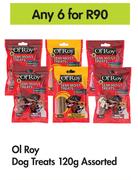 Ol Roy Dog Treats Assorted-For Any 6 x 120g