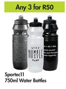 Sportec 11 Water Bottles-For Any 3 x 750ml