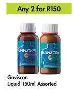 Gaviscon Liquid Assorted-For Any 2 x 150ml
