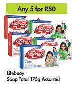 Lifebuoy Soap Total Assorted-For Any 5 x 175g