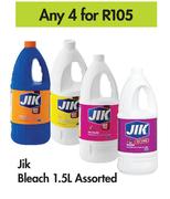 Jik Bleach Assorted-For Any 4 x 1L