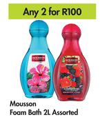 Mousson Foam Bath Assorted-For Any 2 x 2L