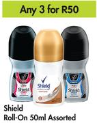 Shield Roll-On Assorted- For Any 3 x 50ml