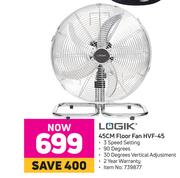Logik 45cm Floor Fan HVF-45