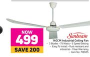 Sunbeam 140cm Industrial Ceiling Fan