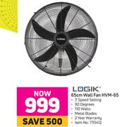 Logik 65cm Wall Fan HVM-65